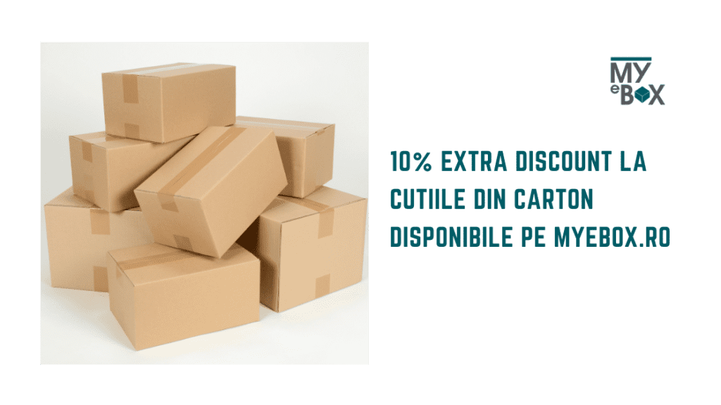 10% extra discount la cutiile ecommerce