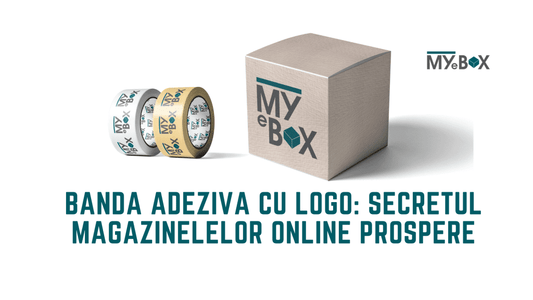 Banda adeziva cu logo Secretul Magazinelelor Online