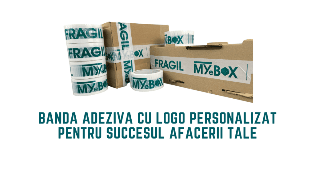 Banda adeziva cu logo personalizat