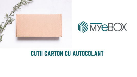 Cutii Carton cu Autocolant