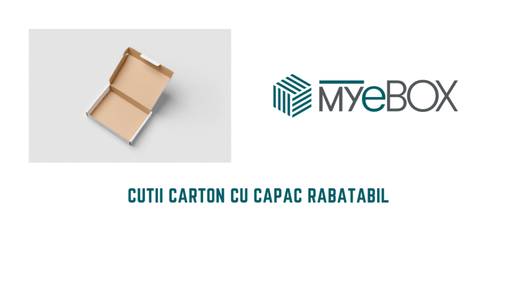 Cutii Carton cu Capac Rabatabil