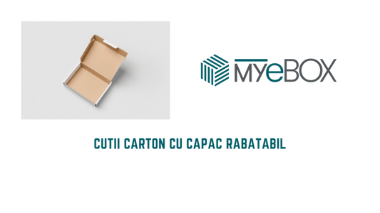 Cutii Carton cu Capac Rabatabil