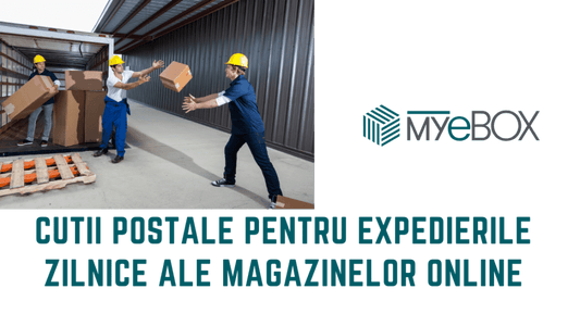Cutii postale pentru expedierile magazinelor