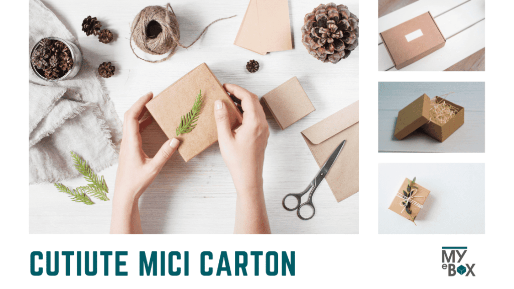 Cutiute mici carton pentru expedierile tale zilnice