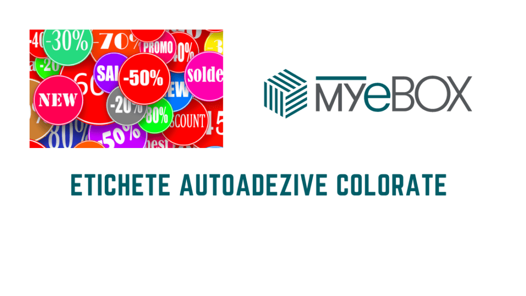 Etichete Autoadezive Colorate pentru ecommerce