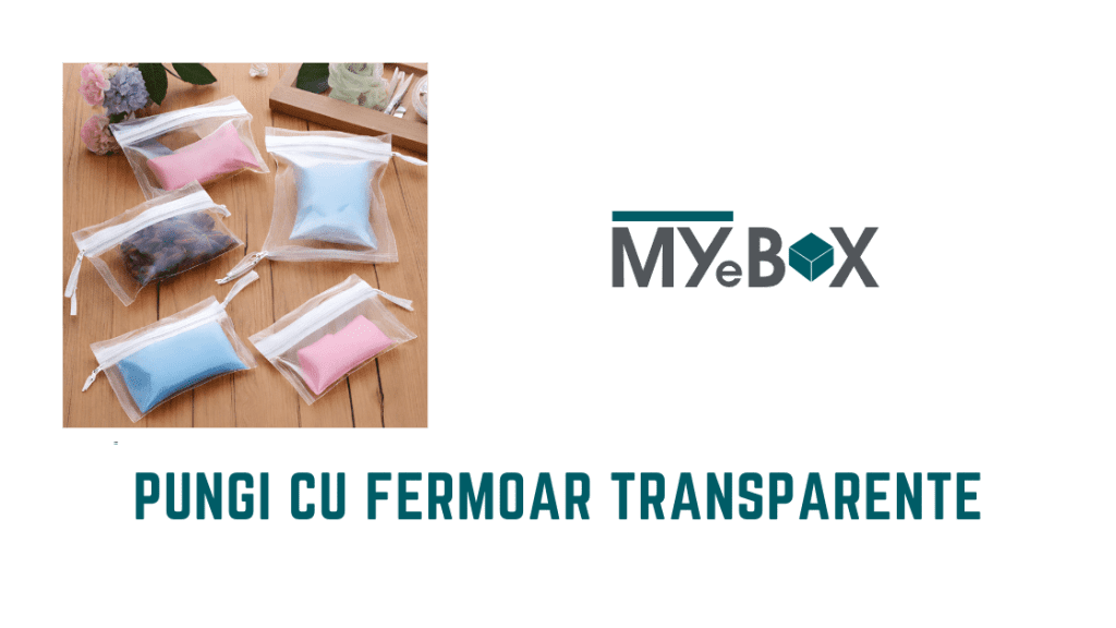 Pungi cu Fermoar Transparente