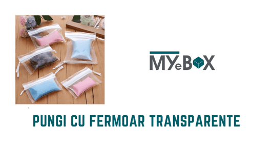 Pungi cu Fermoar Transparente