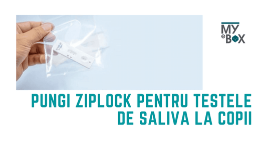 Pungi ziplock pentru testele de saliva la copii