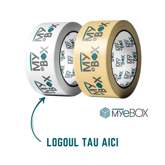 Banda Adeziva Personalizata cu LOGO 48mm x 66 yds