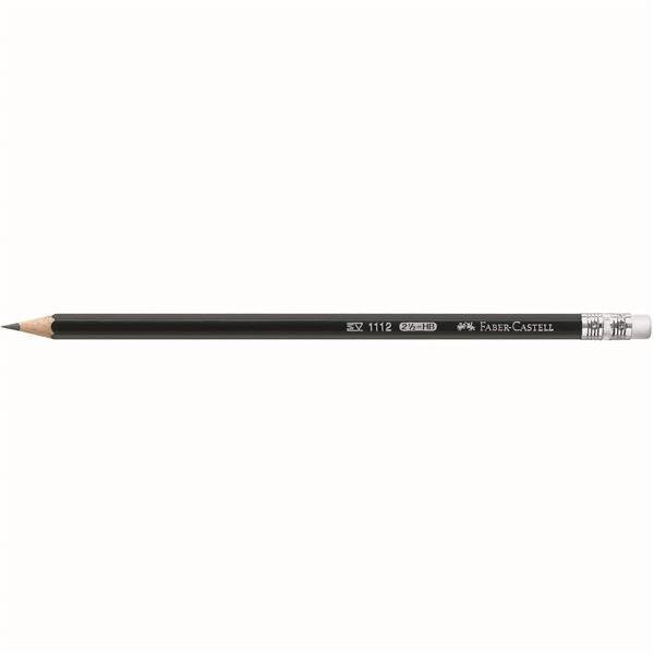 Creion grafit Faber Castel cu radiera