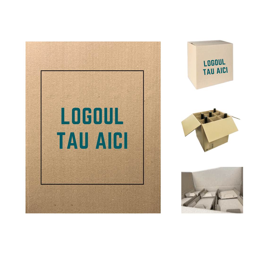Cutie Personalizata 9 sticle de Vin cu Separatoare Incluse