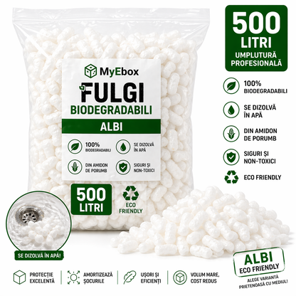 Fulgi Biodegradabili Albi 500 litri