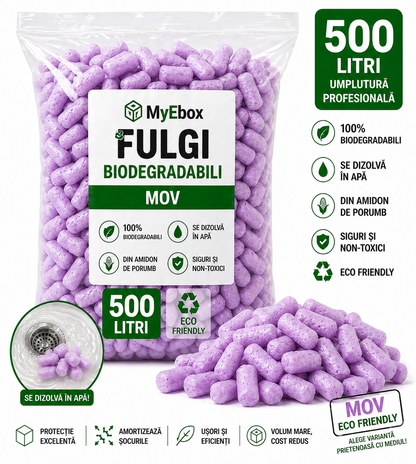 Fulgi Biodegradabili Mov 500 litri