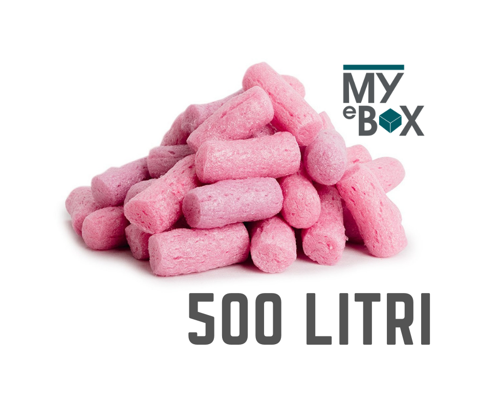 Fulgi Biodegradabili Roz, 500 litri