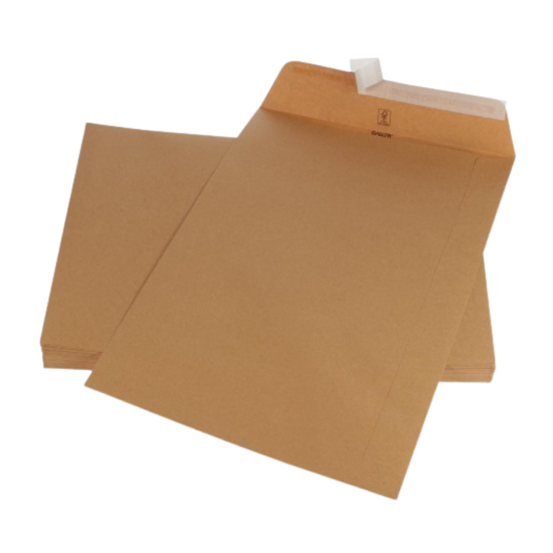 Plic B4 Kraft Natron 250X353 mm, siliconic, set 25 buc