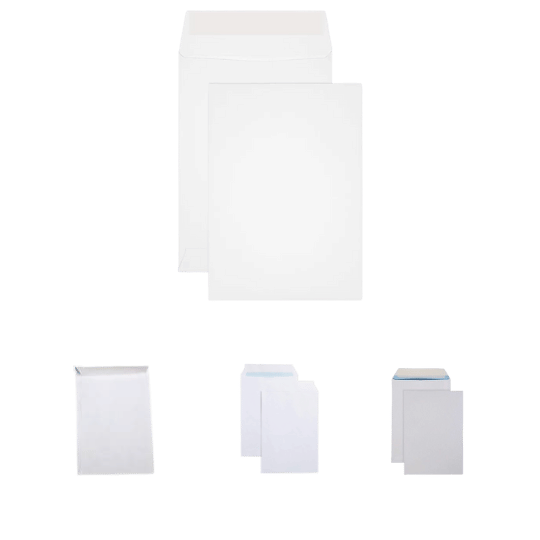 Plic Buzunar C5 Alb 162X229 mm siliconic, set 25 buc