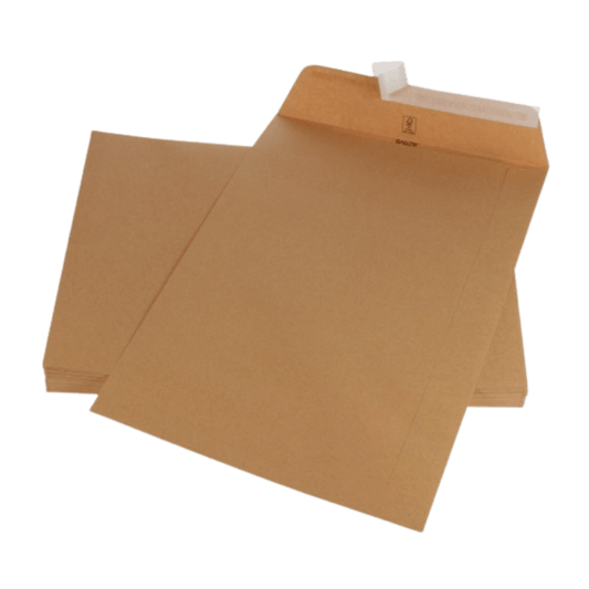 Plic C4 Kraft Natron 229X324 mm, siliconic, set 25 buc