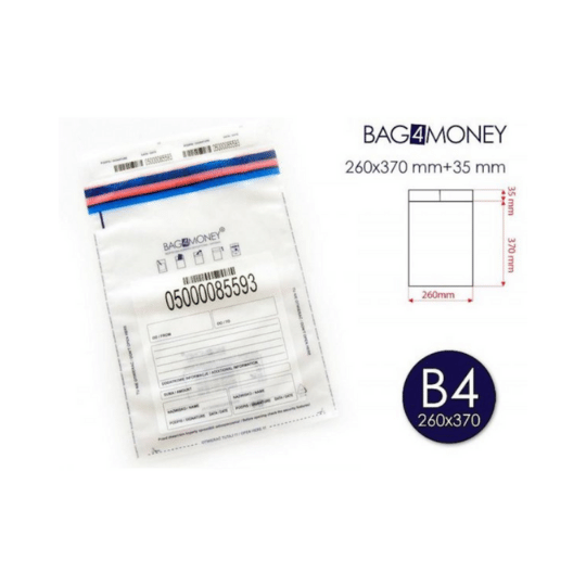 Plic Securizat Transparent B4 260x370 mm