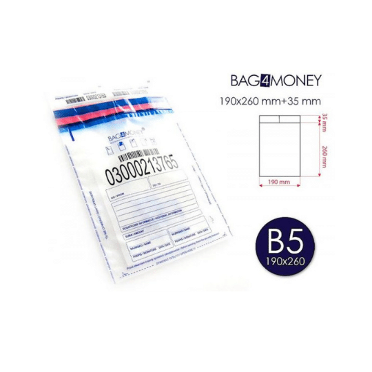 Plic Securizat Transparent B5 190x260 mm