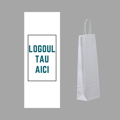Punga Alba Personalizata 1 sticla de vin