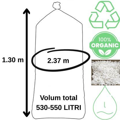 Volum Fulgi Biodegradabili Albi 500 litri