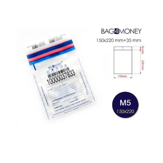 Plic Securizat Transparent A5 150x220 mm