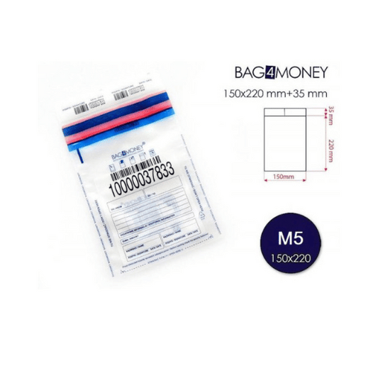 Plic Securizat Transparent A5 150x220 mm